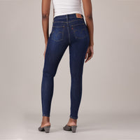 Levis® Women's Curvy High-Rise Super Skinny - Med Indigo - Worn In