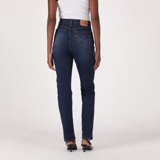 LEVI'S® WOMEN'S 501® ORIGINAL JEANS - MED INDIGO - WORN IN