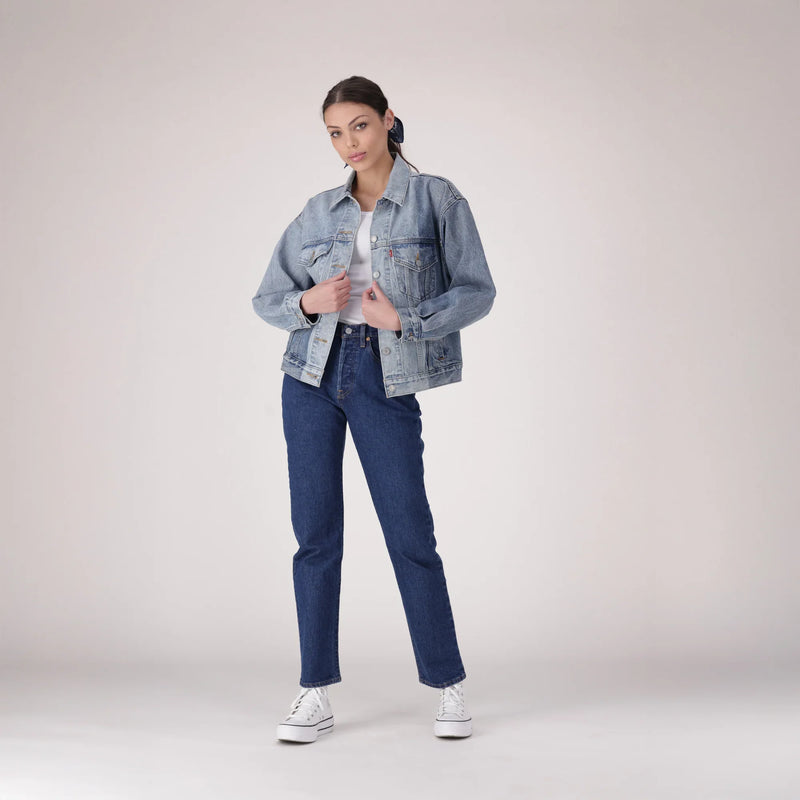 LEVI'S® WOMEN'S 501® ORIGINAL JEANS - DARK INDIGO - FLAT FINISH