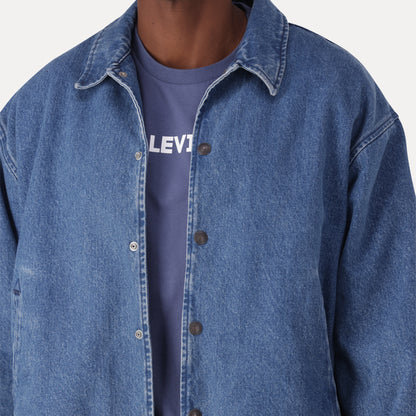 ROWAN JACKET ZA FINALLY MADE IT- MED INDIGO - WORN IN