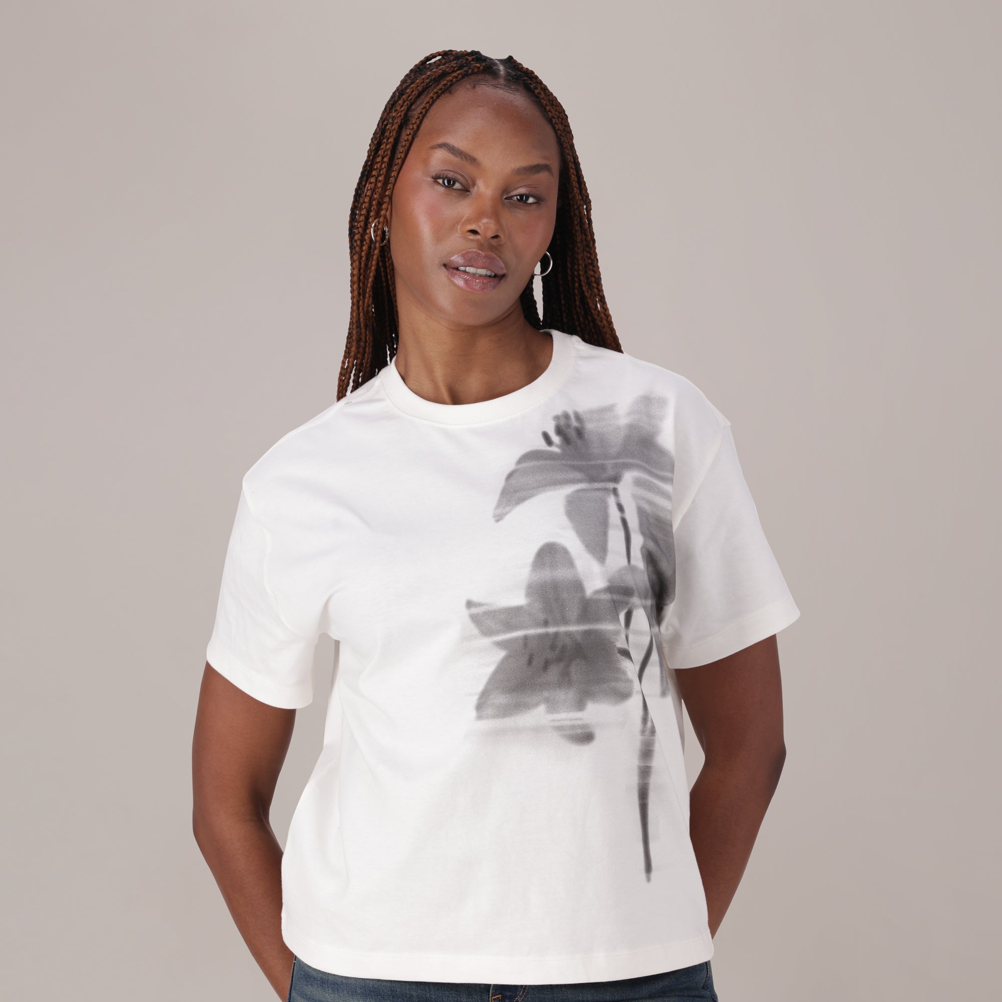 LEVI'S® WOMEN'S GRAPHIC ANYDAY TEE - WHITE