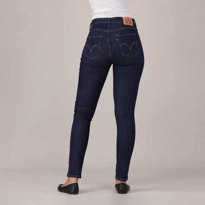 LEVI'S® WOMEN'S CURVY SKINNY  - DARK INDIGO - FLAT FINISH