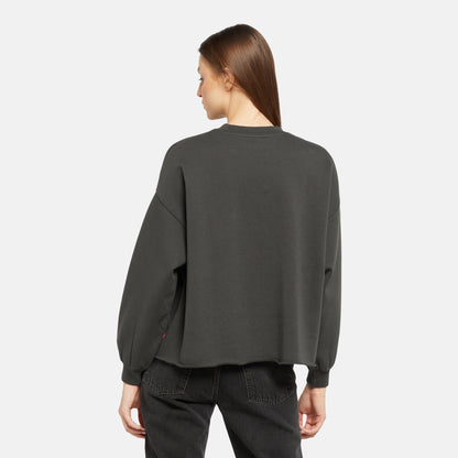 LEVI'S® WOMEN'S GRAPHIC LEO CREWNECK SWEATSHIRT - BLACK