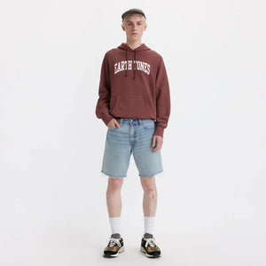 LEVI'S® MEN'S 468 LOOSE SHORTS - LIGHT INDIGO - WORN IN