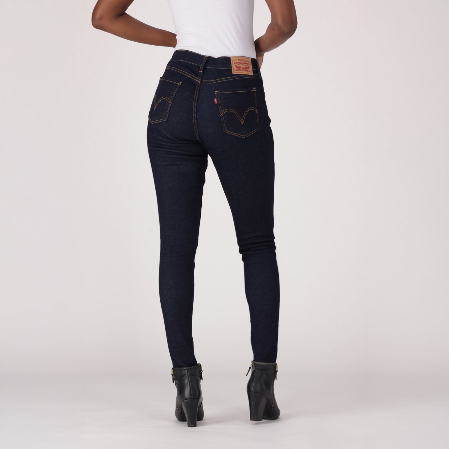 LEVI'S® WOMEN'S CURVY SUPER SKINNY - DARK INDIGO - FLAT FINISH