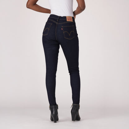 LEVI'S® WOMEN'S CURVY SUPER SKINNY - DARK INDIGO - FLAT FINISH
