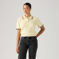 LEVI'S® WOMEN'S SUPERSOFT SUMMER SHORT-SLEEVE POLO - YELLOW