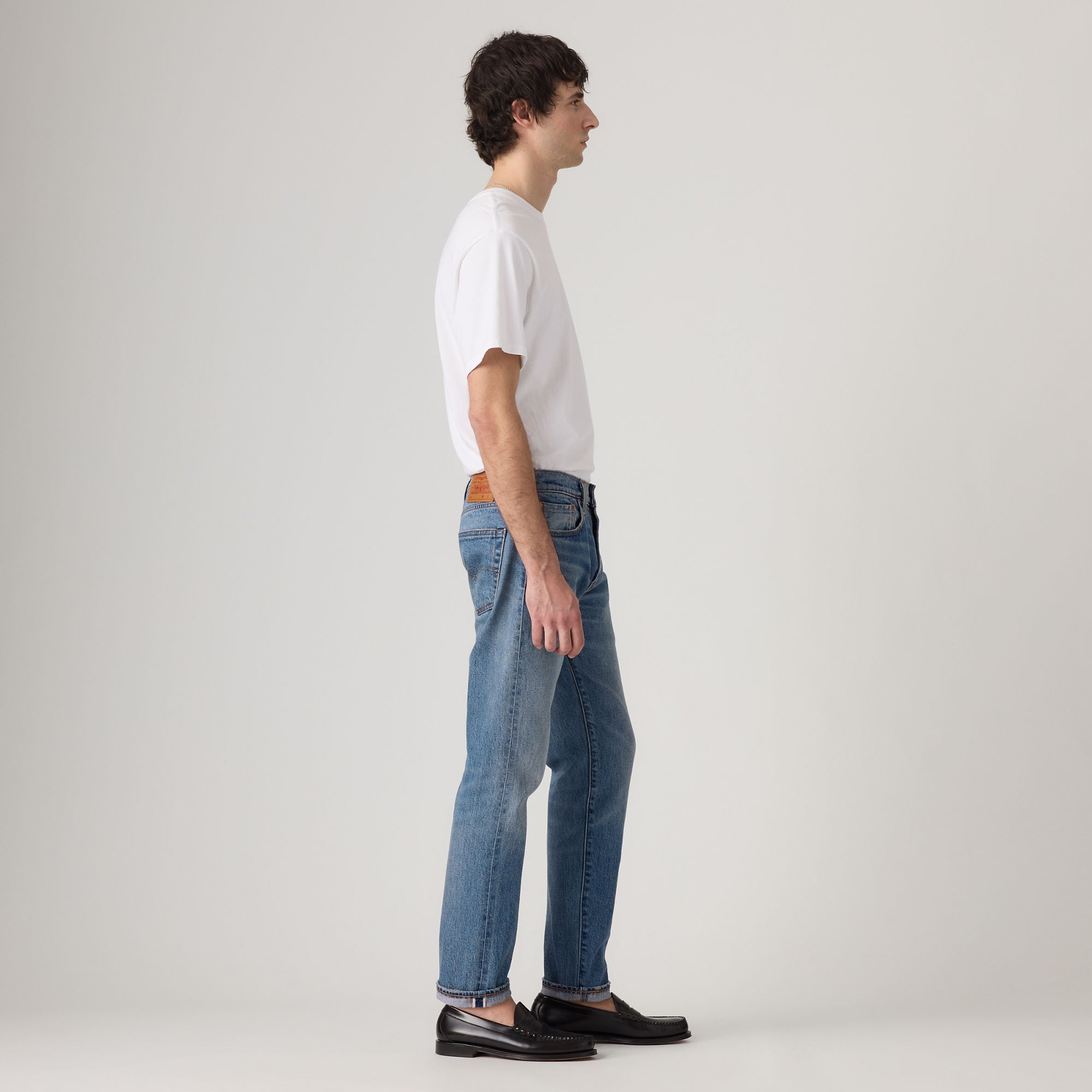 LEVI'S® MEN'S 502™ TAPER JEANS - MED INDIGO - WORN IN