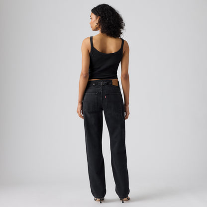 LEVI'S® WOMEN'S LOOSE TAPER JEANS - MED INDIGO - WORN IN