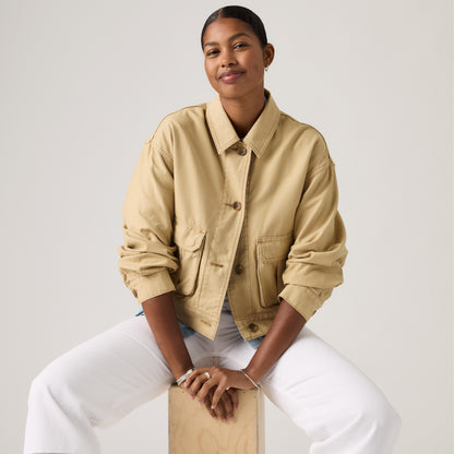 LEVI'S® WOMEN'S MARLOWE UTILITY HERITAGE JACKET - MULTI COLOUR