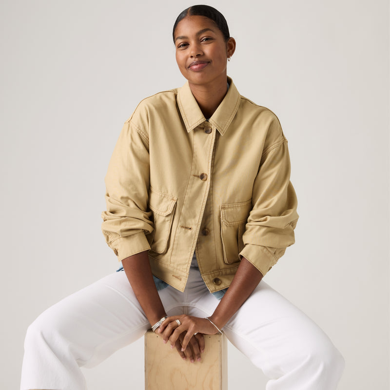 LEVI'S® WOMEN'S MARLOWE UTILITY HERITAGE JACKET - MULTI COLOUR