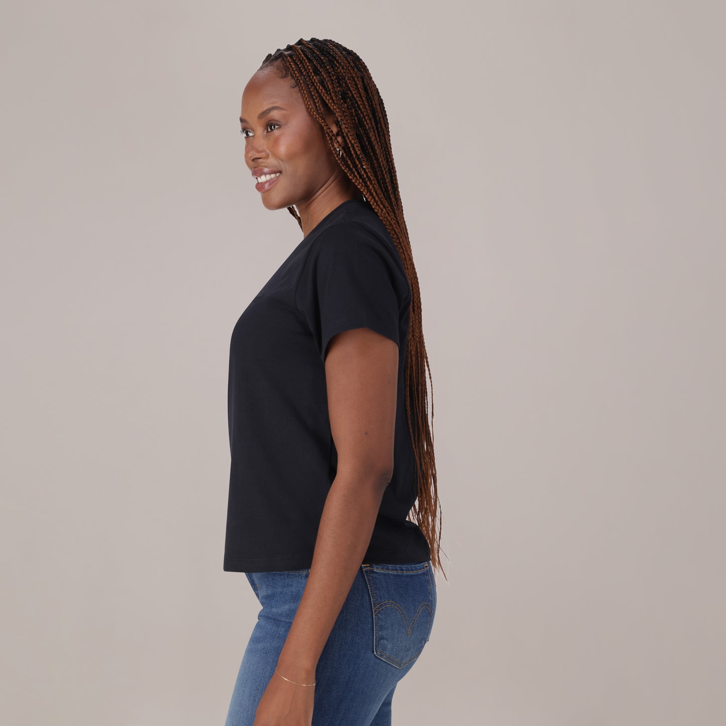 LEVI'S® WOMEN'S FAVORITE COTTON TEE - BLACK