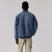 LEVI'S® MEN’S FILBERT FLIGHT JACKET - MED INDIGO - WORN IN