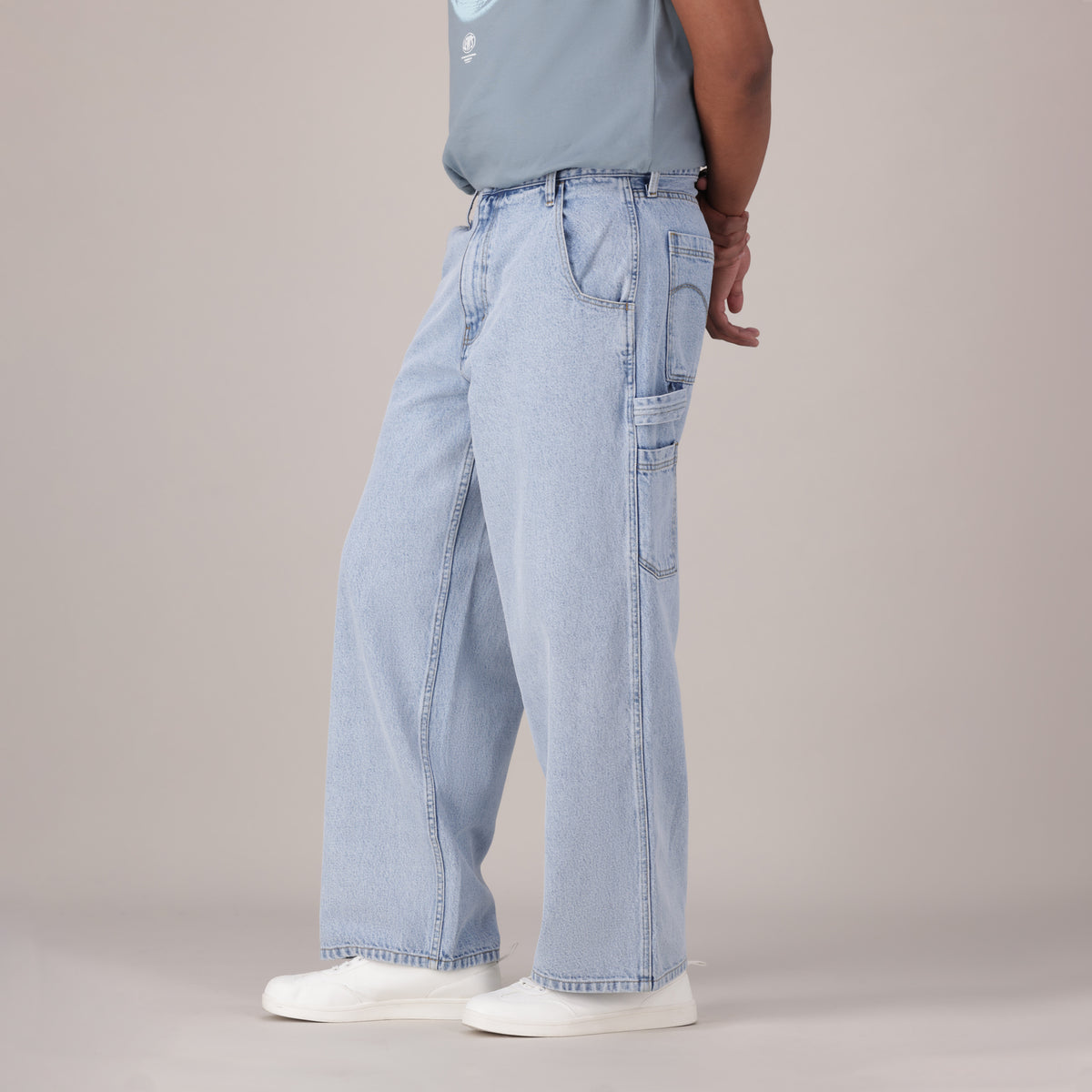 LEVI'S® MEN'S EXTRA BAGGY UTILITY - LIGHT INDIGO - WORN IN