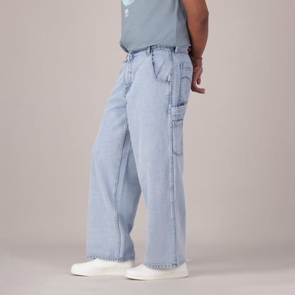 LEVI'S® MEN'S EXTRA BAGGY UTILITY - LIGHT INDIGO - WORN IN