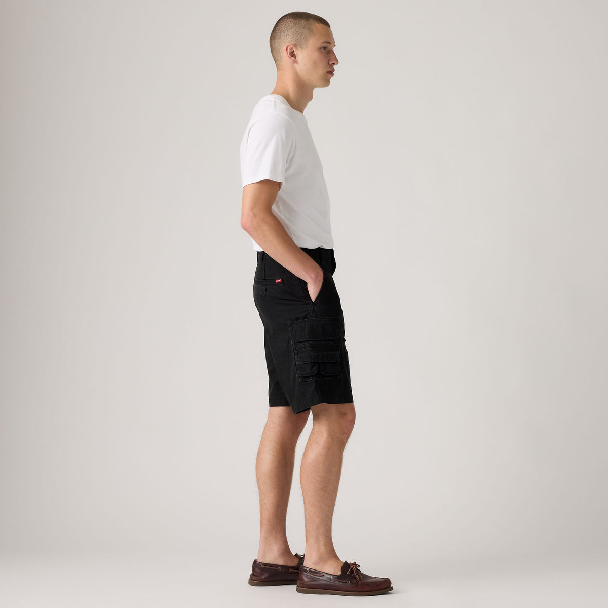 LEVI'S® MEN'S FISHING CARGO SHORTS - BLACK