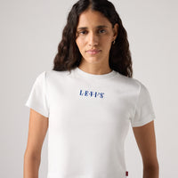 LEVI'S® WOMEN'S GRAPHIC ESSENTIAL SPORTY TEE - WHITE