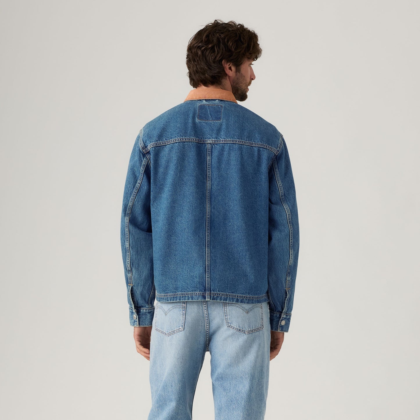 LEVI'S® MEN'S EAST PORT JACKET - MED INDIGO - WORN IN