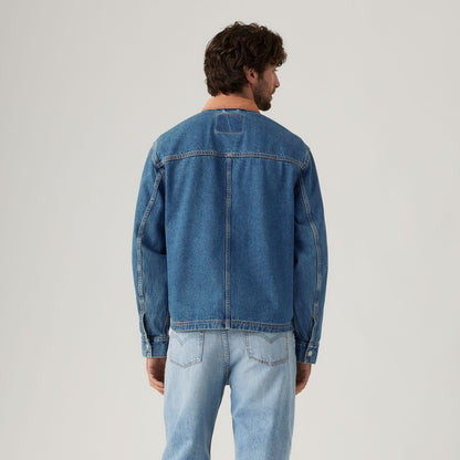 LEVI'S® MEN'S EAST PORT JACKET - MED INDIGO - WORN IN