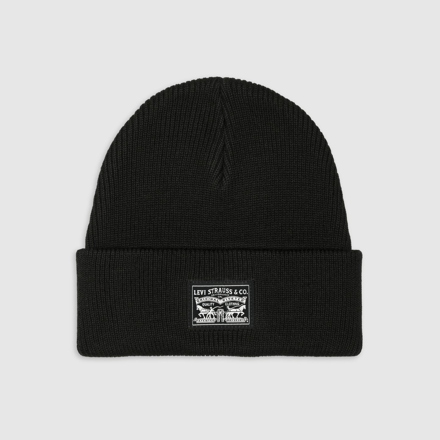 LEVI'S® MEN'S BACKPATCH BEANIE - BLACK