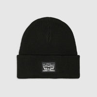 LEVI'S® MEN'S BACKPATCH BEANIE - BLACK