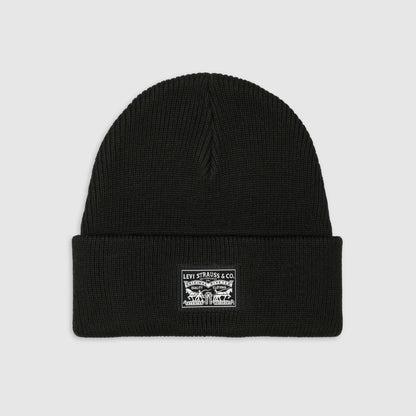 LEVI'S® MEN'S BACKPATCH BEANIE - BLACK