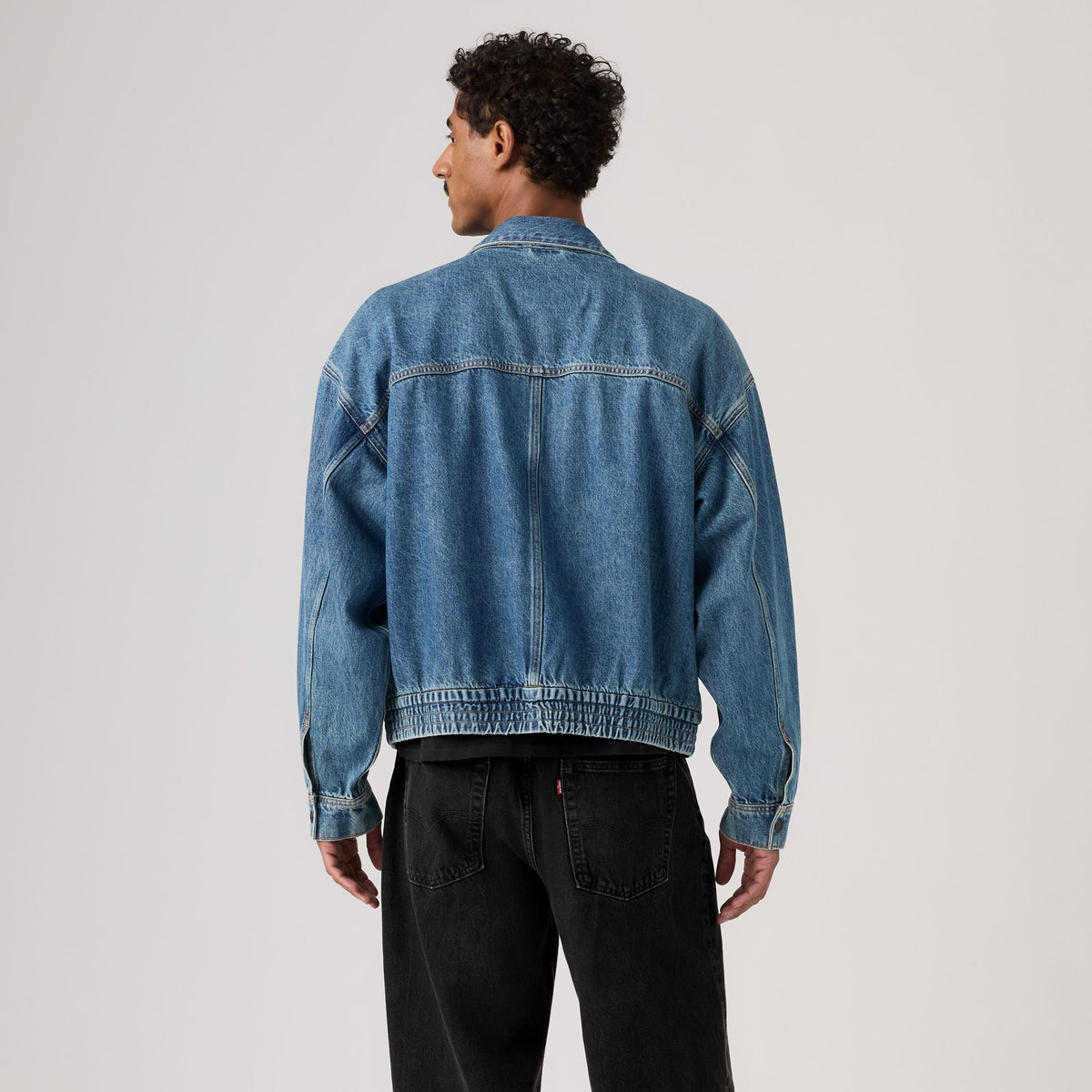 LEVI'S® MEN'S WHEELING JACKET - MED INDIGO - WORN IN