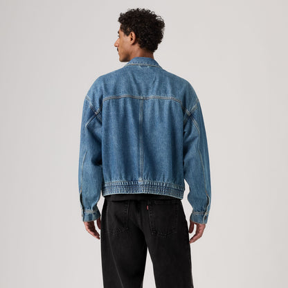 LEVI'S® MEN'S WHEELING JACKET - MED INDIGO - WORN IN