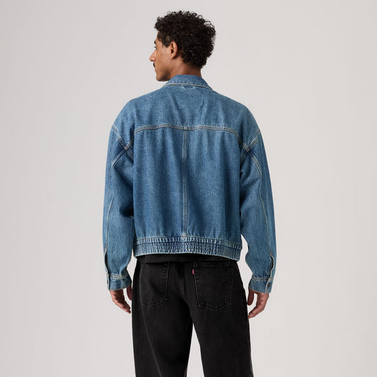 LEVI'S® MEN'S WHEELING JACKET - MED INDIGO - WORN IN