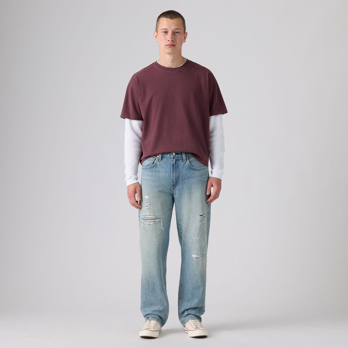 LEVI’S® MEN'S 568™ LOOSE STRAIGHT JEANS - LIGHT WASH
