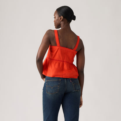 LEVI'S® WOMEN'S MIMI BLOUSE - RED