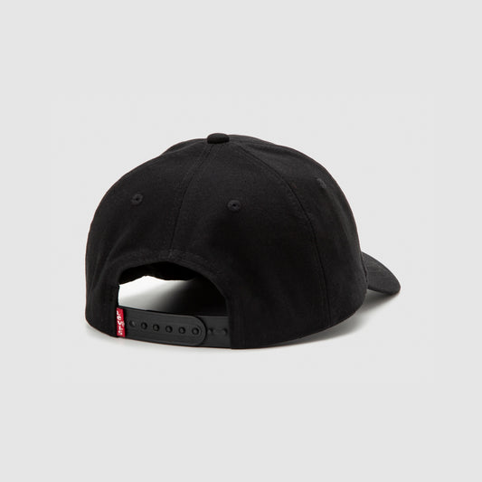 LEVI'S® FLEXFIT® HOUSEMARK LOGO CAP - BLACK