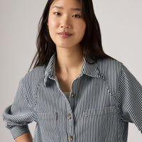 LEVI'S® WOMEN'S TINI LONG-SLEEVE UTILITY SHIRT - MULTI-COLOR