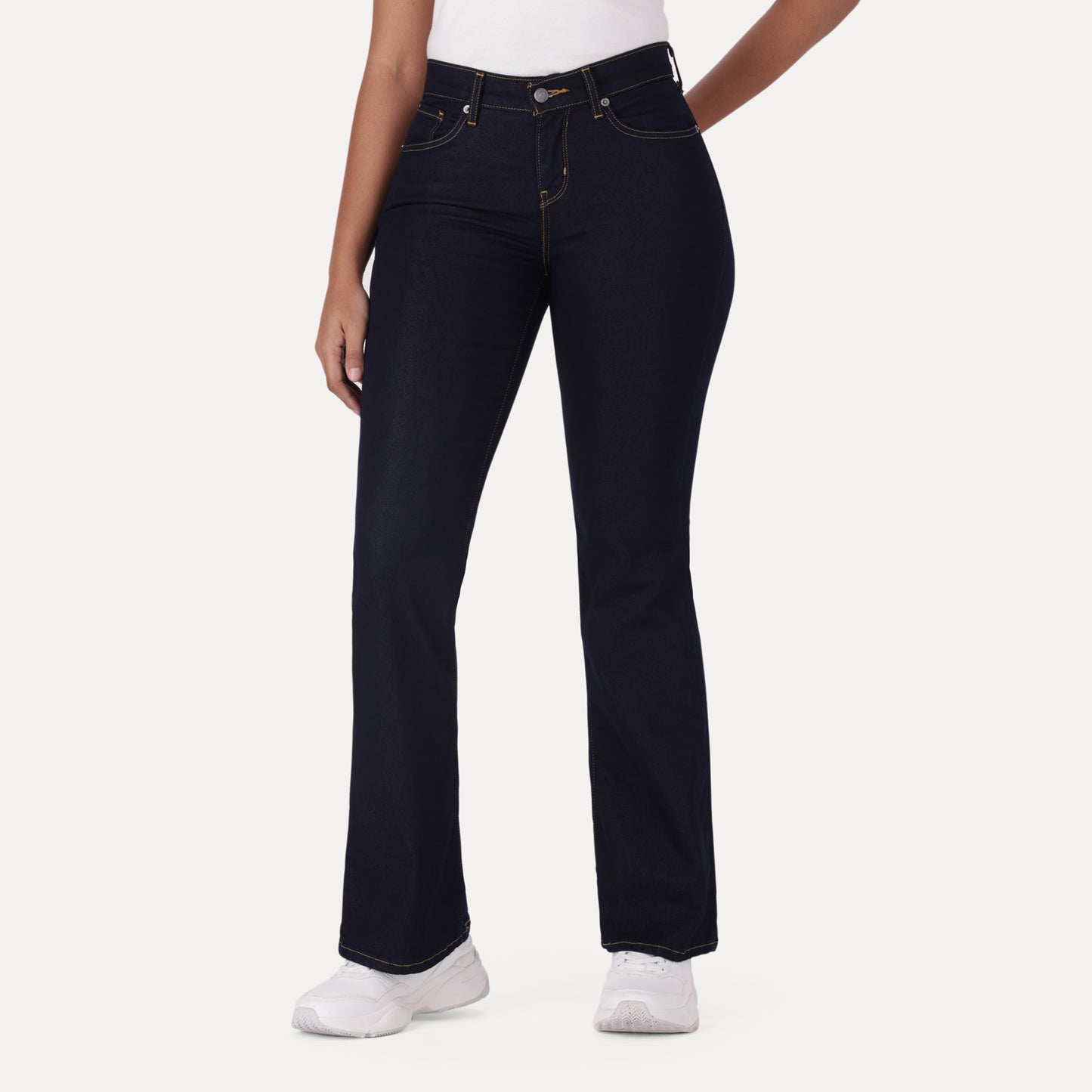 LEVI'S® CURVY FLARE - DARK INDIGO - FLAT FINISH