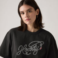LEVI'S® WOMEN'S GRAPHIC TABOR T-SHIRT - BLACK