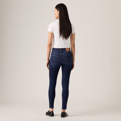 LEVI'S® WOMEN'S 720 HIGH-RISE SUPER SKINNY JEANS - DARK INDIGO  WORN IN
