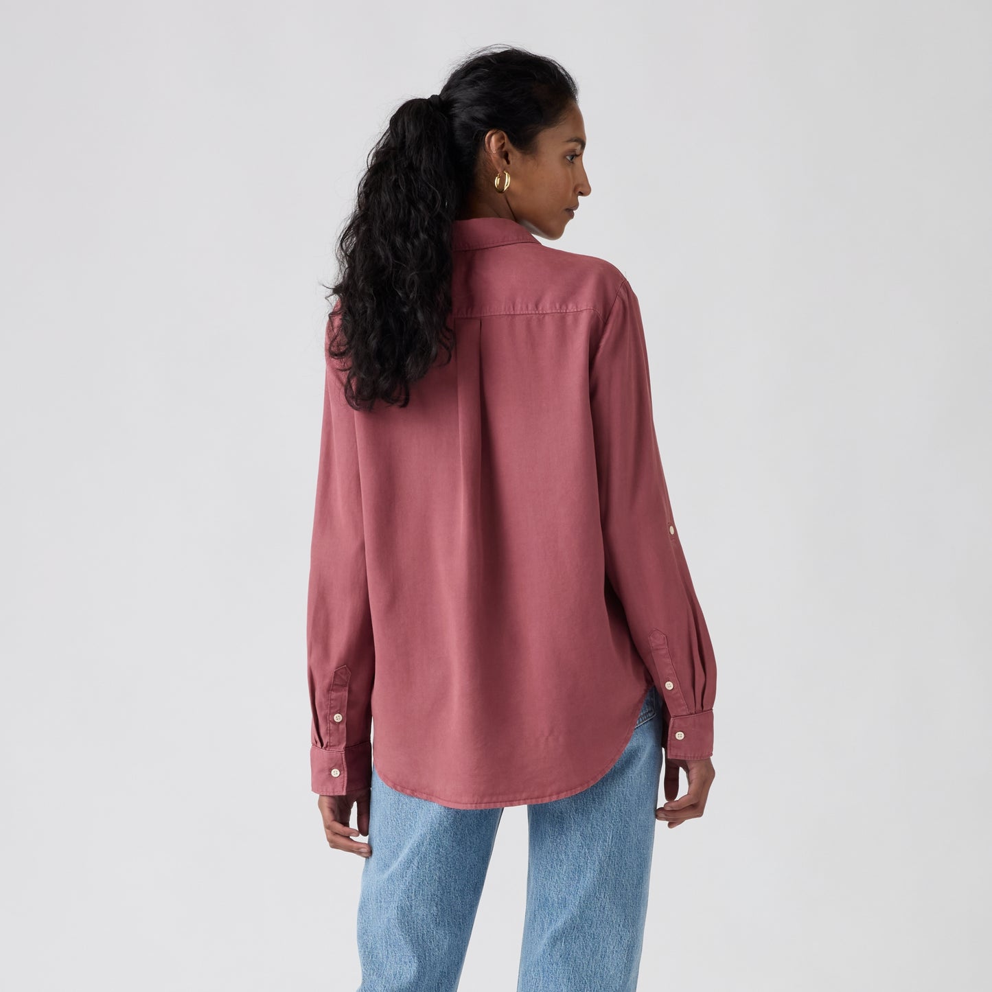 LEVI'S® WOMEN'S ELAINE UTILITY SHIRT - PINK