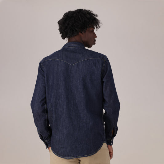 LEVI'S® MEN'S CLASSIC STANDARD FIT WESTERN SHIRT - BLUE