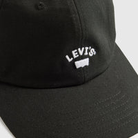 LEVI'S® WOMEN'S LAZY GIRL LOGO CAP - BLACK