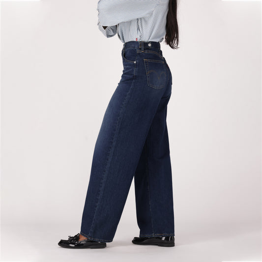 LEVI'S® WOMEN'S CINCH BAGGY JEANS - DARK INDIGO WORN IN