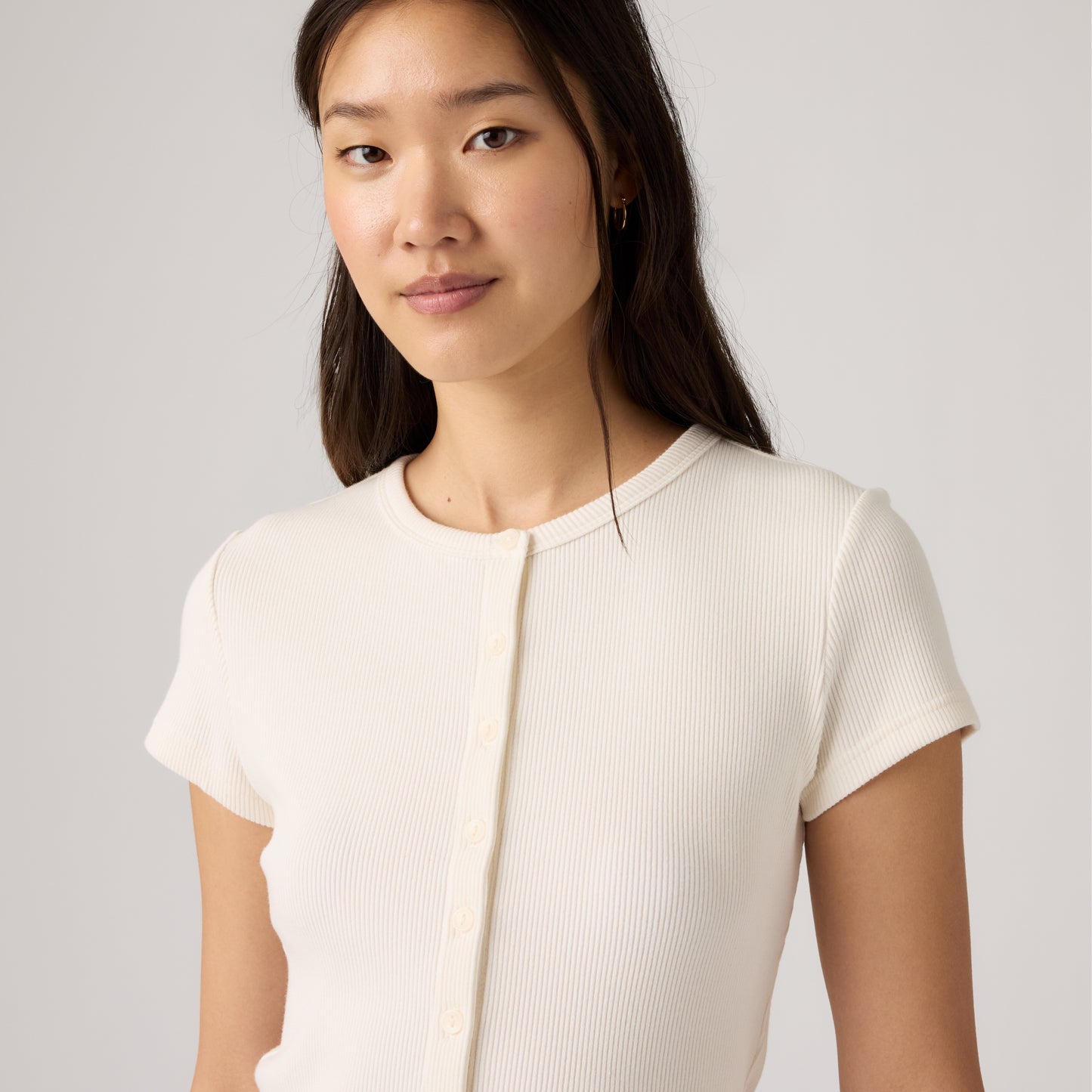 LEVI'S® WOMEN'S RORY BUTTON-THROUGH SHIRT - WHITES
