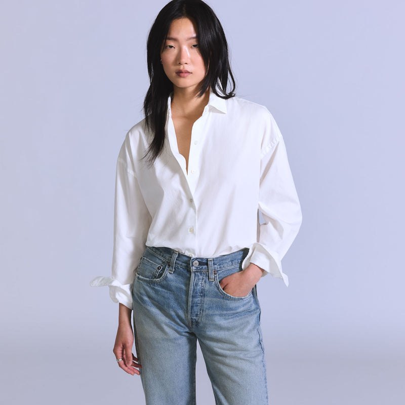 LEVI'S® BLUE TAB™ WOMEN'S LONG-SLEEVE WOVEN SHIRT - NEUTRAL