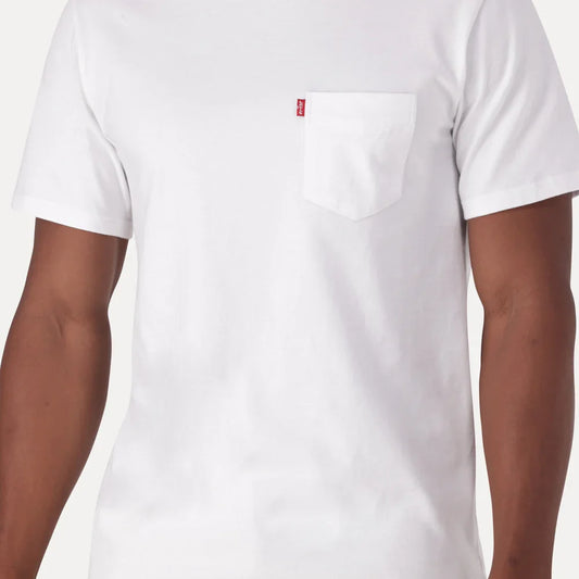 LEVI'S® MEN'S CLASSIC POCKET T-SHIRT - WHITE