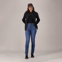 LEVI'S® WOMEN'S 720 HIGH-RISE SUPER SKINNY JEANS - MED INDIGO - WORN IN
