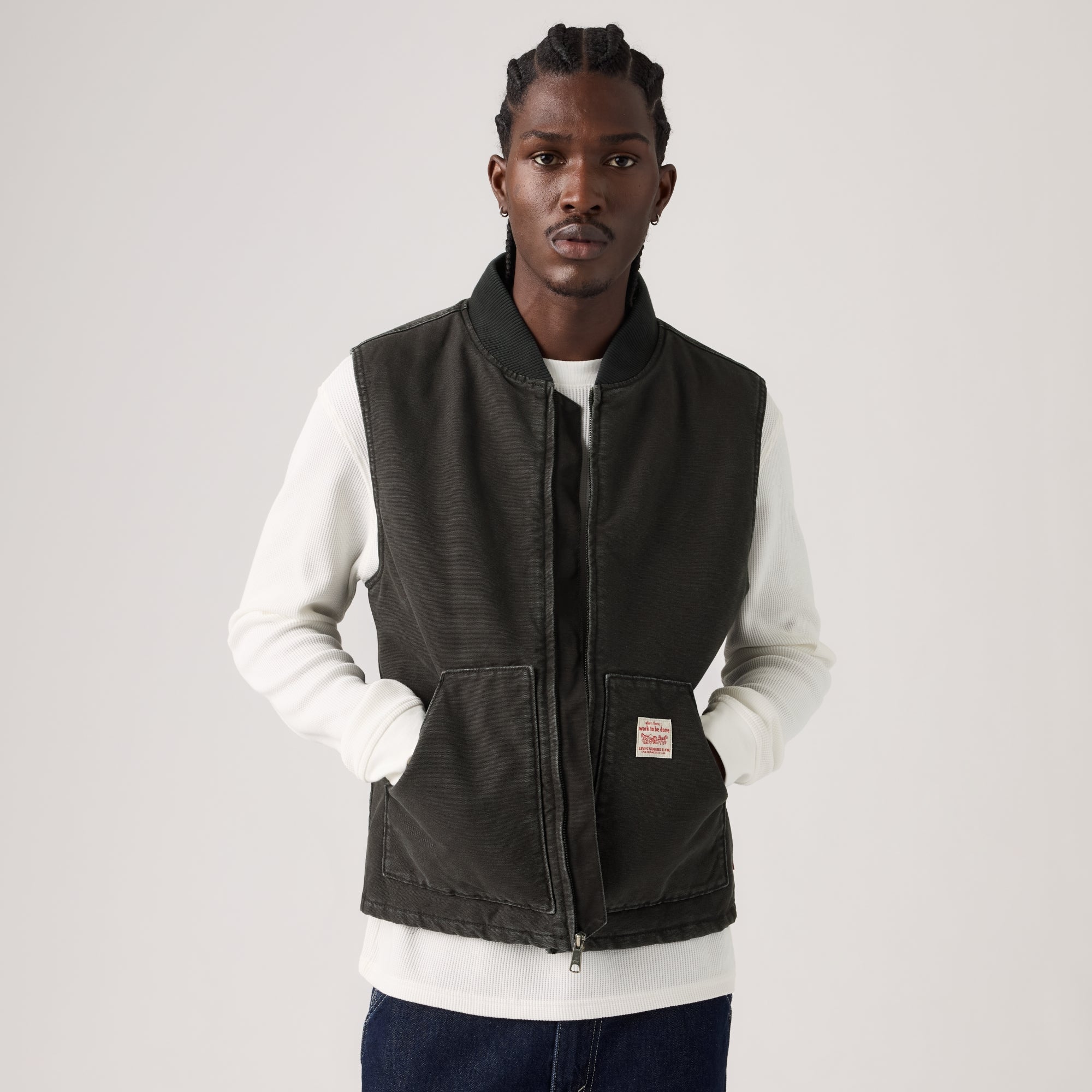 LEVI'S® MEN'S SANSOME VEST - BLACK