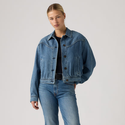 LEVI'S® WOMEN'S DANI WESTERN HARRINGTON JACKET - MULTI-COLOR