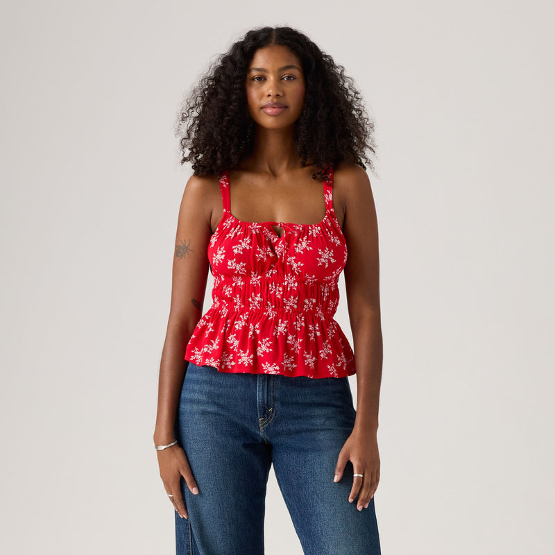 LEVI'S® WOMEN'S AMBREY BLOUSE - RED