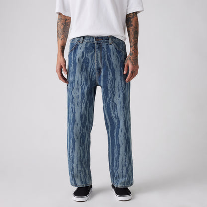 LEVI'S® MEN'S SKATEBOARDING CROPPED CARPENTER - MED INDIGO - WORN IN