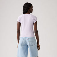 LEVI'S® WOMEN'S GRAPHIC RILEY RAGLAN TEE - PURPLE