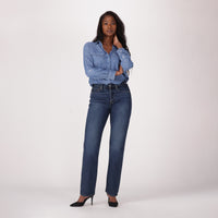 LEVI'S® WOMEN'S 501® CURVE JEANS - MED INDIGO - WORN IN